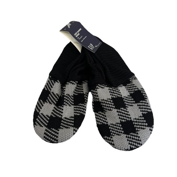 Gap Cozy Slipper Socks Palid Gray Black  Men Size 6/7 XS - Picture 1 of 4
